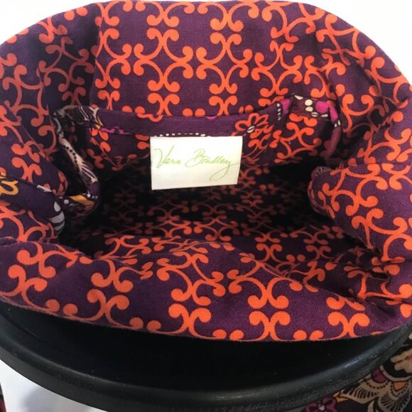 Vera Bradley Hipster Crossbody Adjustable Strap Purse Paisley Safari Sunset - Picture 3 of 3